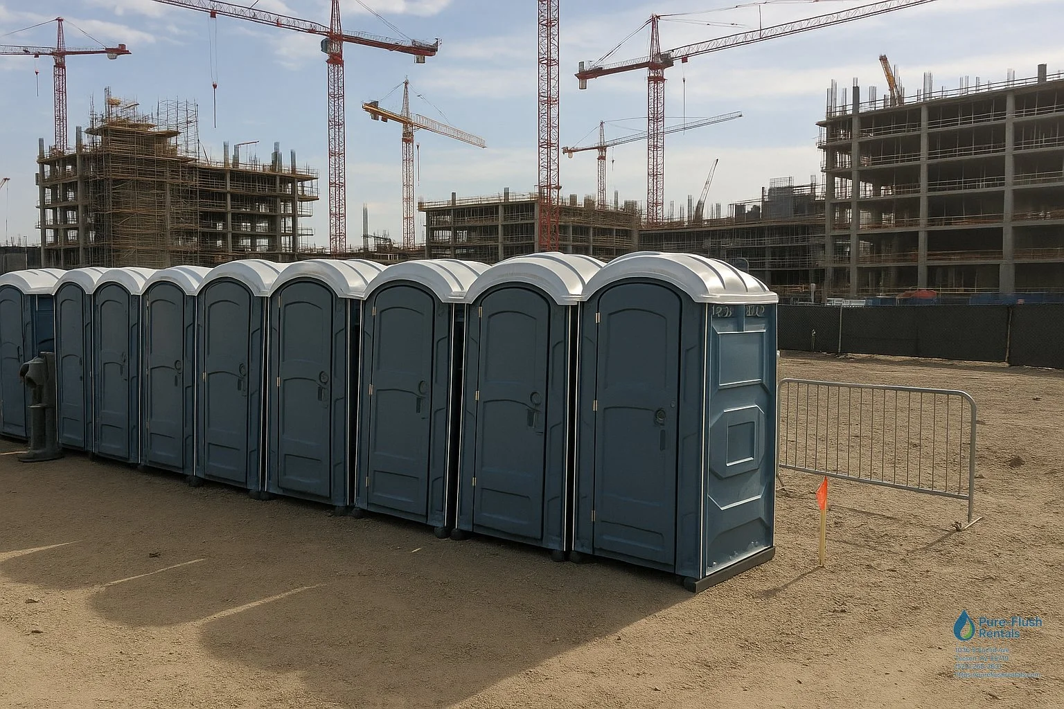 construction site porta potty rental near tucson