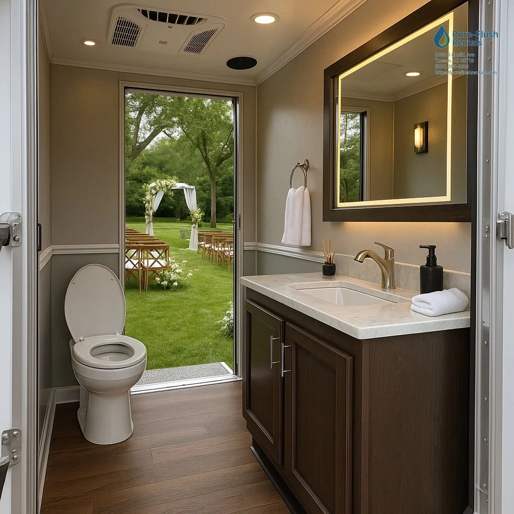 luxury porta potty rental near tucson
