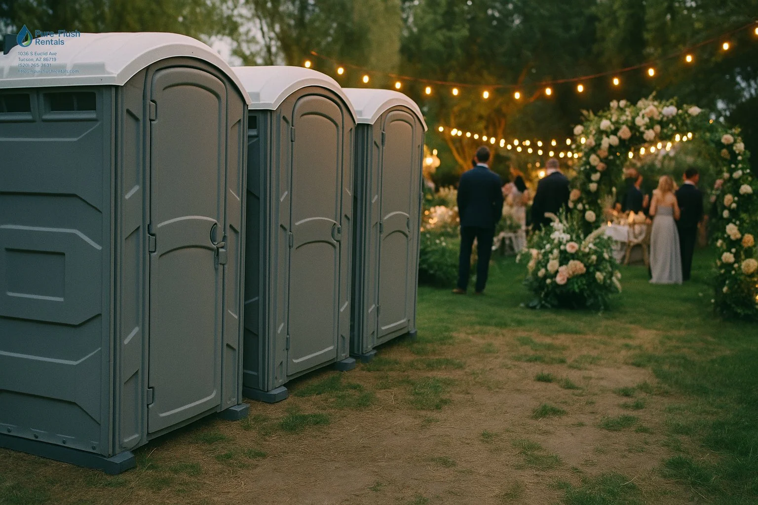 wedding porta potty rental near tucson